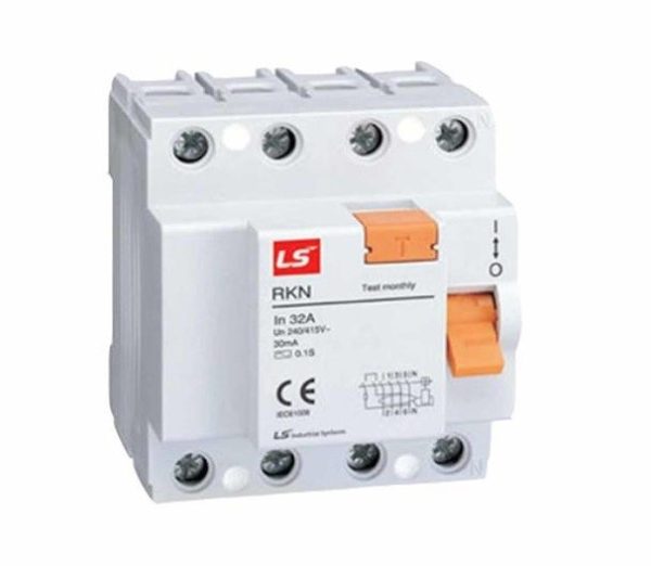 کلید محافظ جان (RCCB) چهارپل 63 آمپری، جریان نشتی mA300 LS