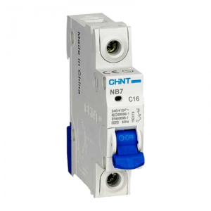 کلید مینیاتوری تک پل 25 آمپر CHINT سری NB7-1P C25