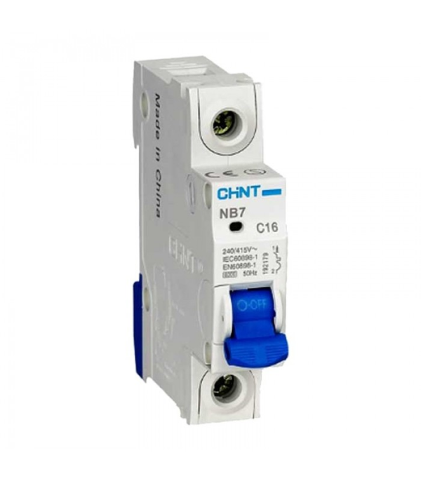 کلید مینیاتوری تک پل 25 آمپر CHINT سری NB7-1P C25