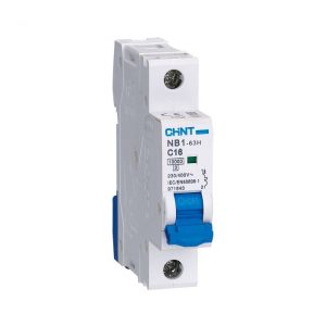 کلید مینیاتوری تک پل 25 آمپر CHINT سری NB1-63/1P C25